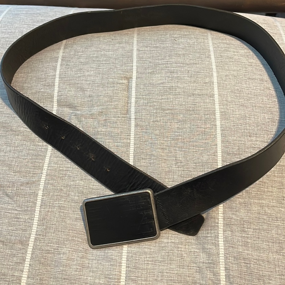 Men’s express black leather belt size 36